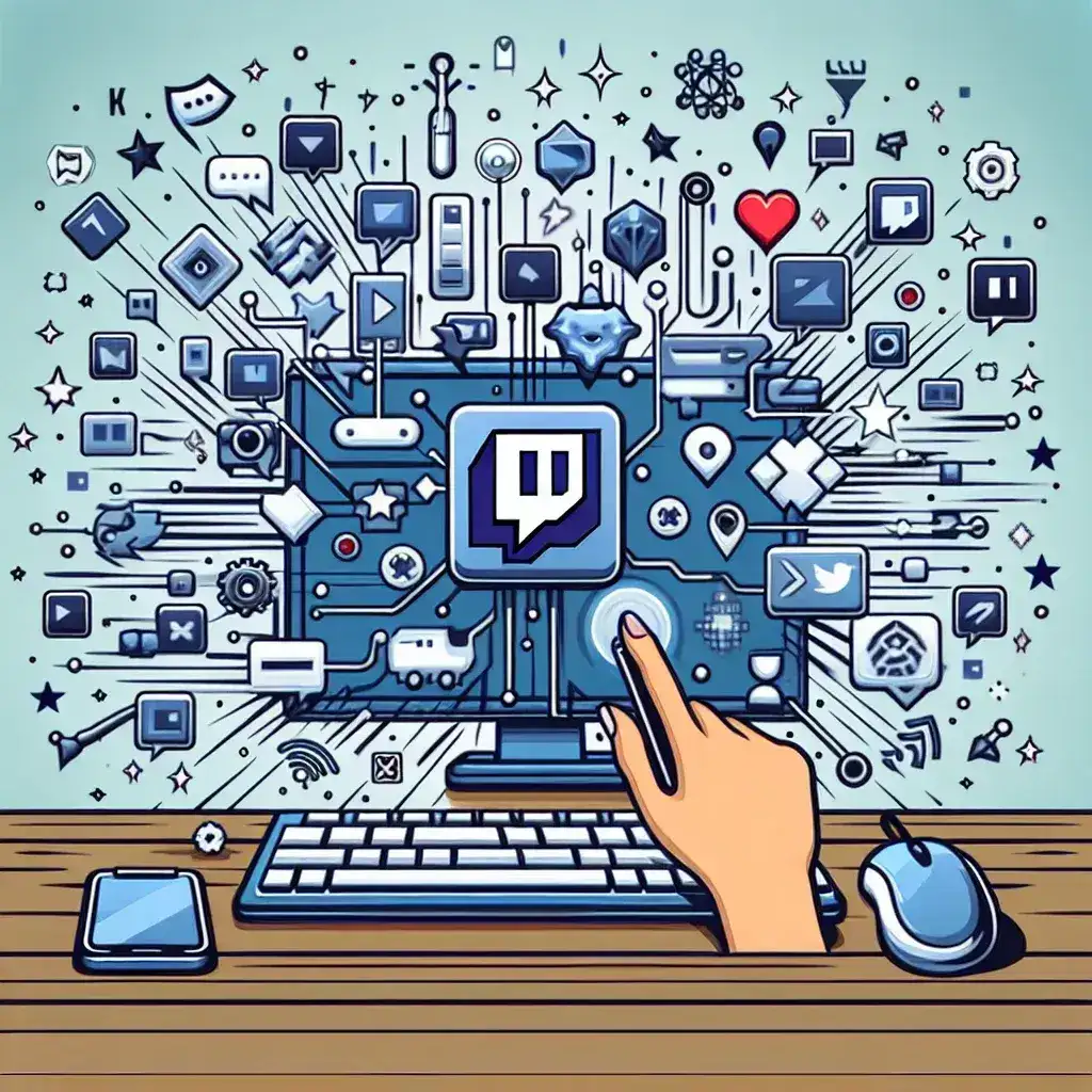 "Ejemplo de etiquetas de canal de Twitch en la interfaz de usuario, ilustrando cómo agregar etiquetas para mejorar la visibilidad y categorización del contenido en Twitch."